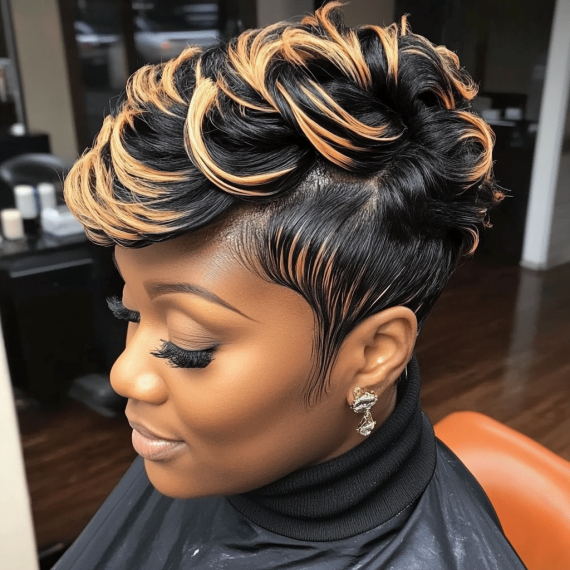 Best Quick Weave Hairstyles for Black Women 2024 - Pixie Quick Weave Hairstyle.png