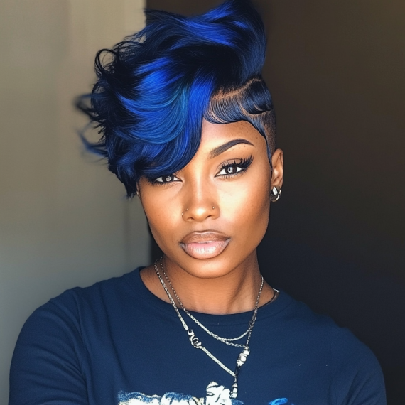 Best Quick Weave Hairstyles for Black Women 2024 - 27 Piece Quick Weave Hairstyle.png